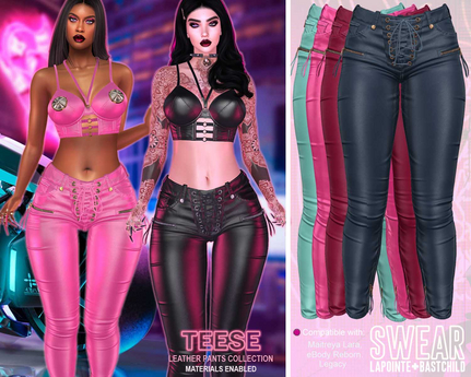 Second Life Marketplace - Leather Pants Teese